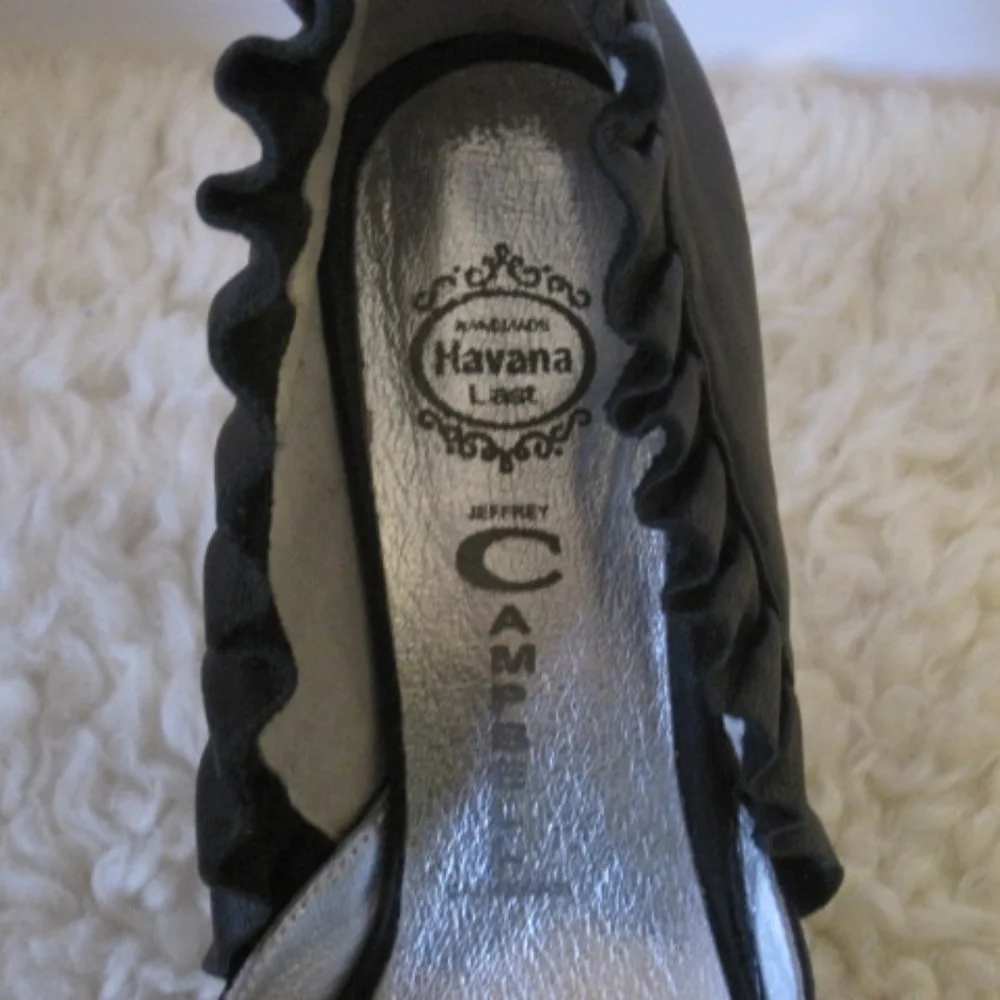 Jeffrey Campbell Michelle C Unicorn Heel Leather Shoes - Picture 3 of 11